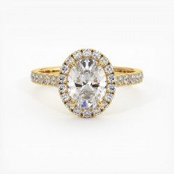 SOLITAIRE MA VIE DIAMANT OVALE