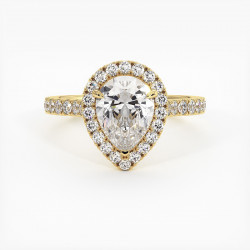 SOLITAIRE MA VIE DIAMANT POIRE